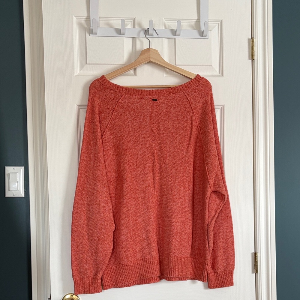 O’Neill Rust Boatneck Women's Sweater - Lightweight Casual Knit XL - Picture 3 of 4